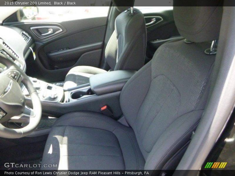 Black / Black 2015 Chrysler 200 Limited
