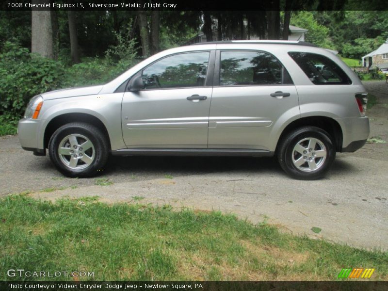Silverstone Metallic / Light Gray 2008 Chevrolet Equinox LS