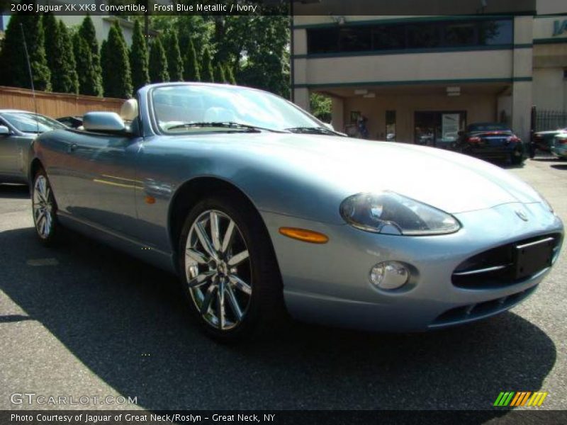 Frost Blue Metallic / Ivory 2006 Jaguar XK XK8 Convertible