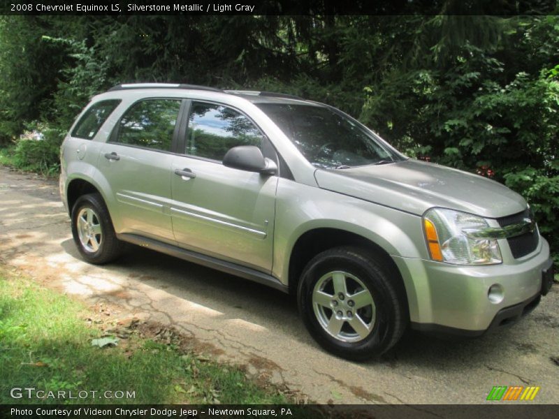 Silverstone Metallic / Light Gray 2008 Chevrolet Equinox LS