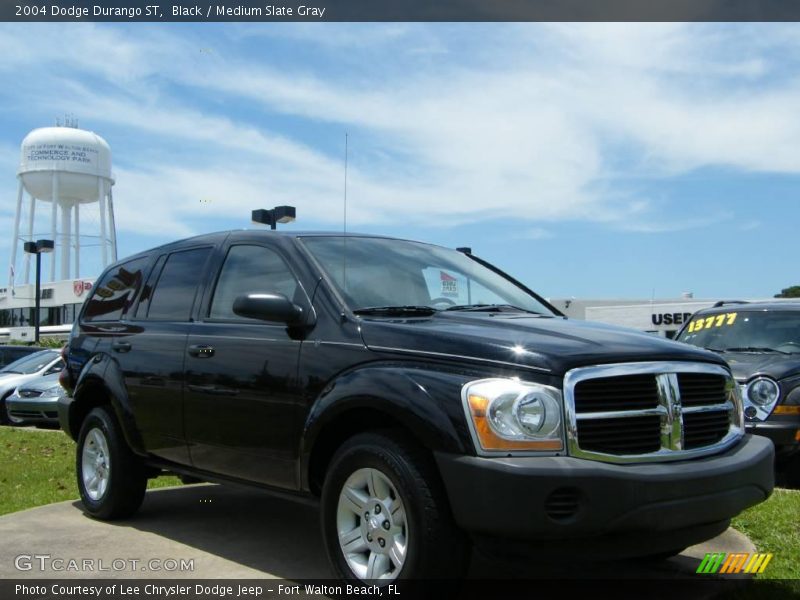 Black / Medium Slate Gray 2004 Dodge Durango ST