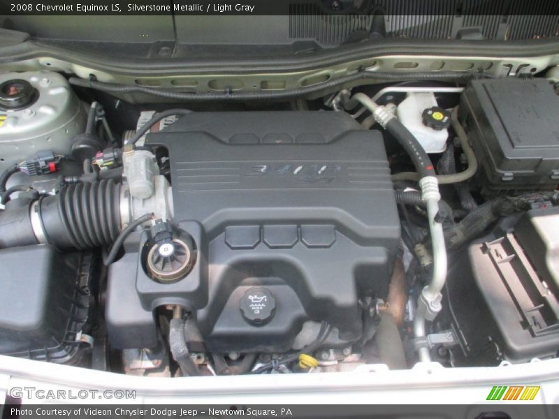Silverstone Metallic / Light Gray 2008 Chevrolet Equinox LS