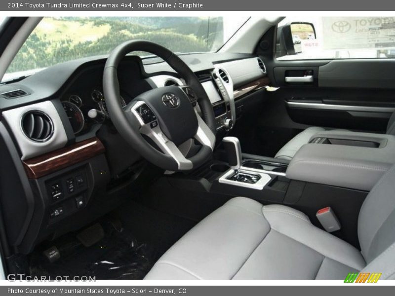 Super White / Graphite 2014 Toyota Tundra Limited Crewmax 4x4