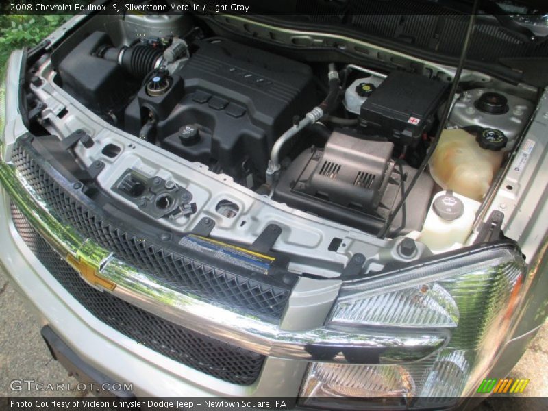 Silverstone Metallic / Light Gray 2008 Chevrolet Equinox LS