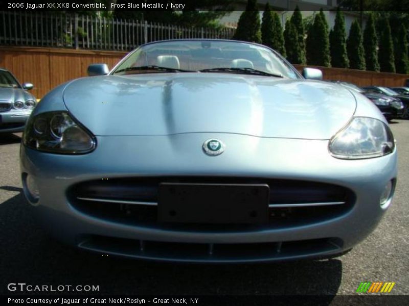 Frost Blue Metallic / Ivory 2006 Jaguar XK XK8 Convertible