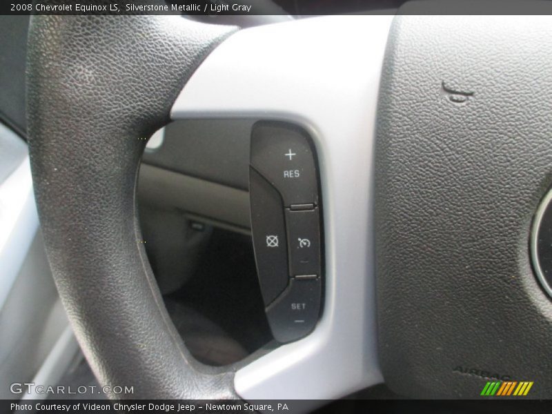 Silverstone Metallic / Light Gray 2008 Chevrolet Equinox LS