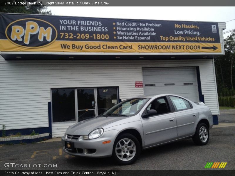 Bright Silver Metallic / Dark Slate Gray 2002 Dodge Neon ES
