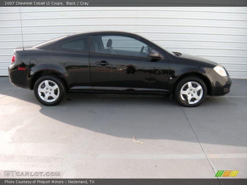 Black / Gray 2007 Chevrolet Cobalt LS Coupe