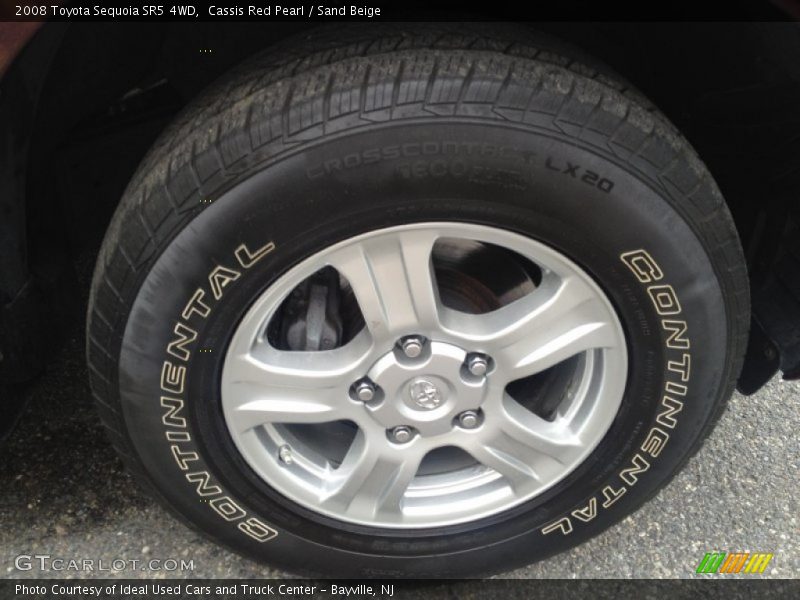 Cassis Red Pearl / Sand Beige 2008 Toyota Sequoia SR5 4WD