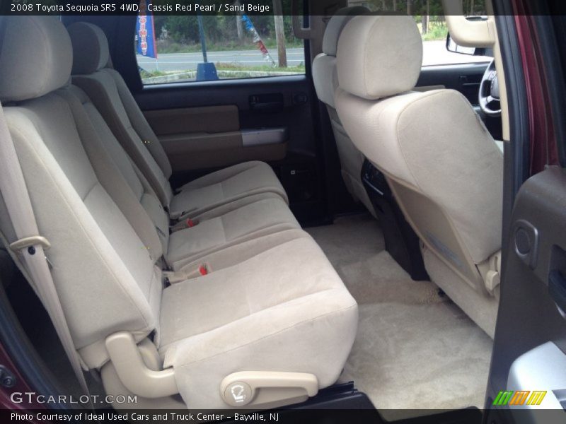 Cassis Red Pearl / Sand Beige 2008 Toyota Sequoia SR5 4WD