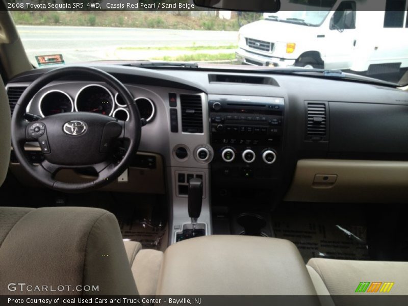 Cassis Red Pearl / Sand Beige 2008 Toyota Sequoia SR5 4WD