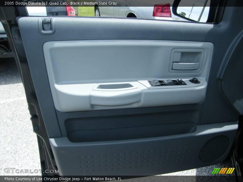 Black / Medium Slate Gray 2005 Dodge Dakota SLT Quad Cab