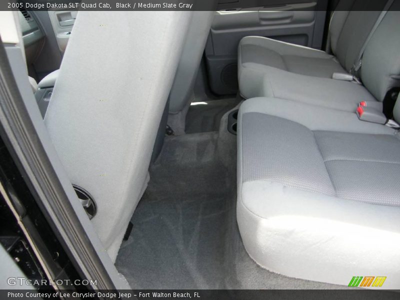 Black / Medium Slate Gray 2005 Dodge Dakota SLT Quad Cab