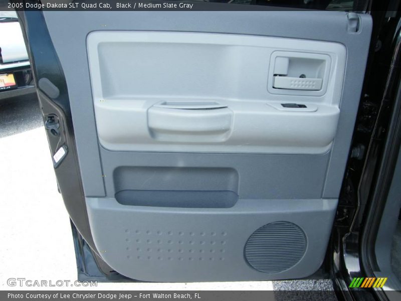 Black / Medium Slate Gray 2005 Dodge Dakota SLT Quad Cab