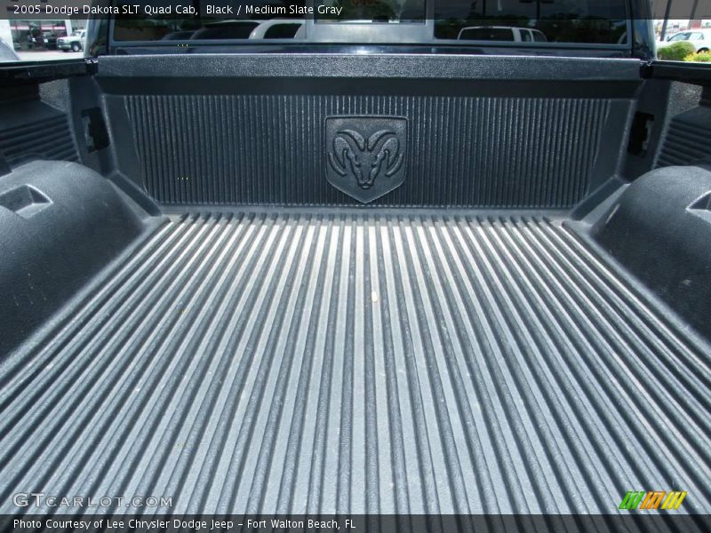 Black / Medium Slate Gray 2005 Dodge Dakota SLT Quad Cab