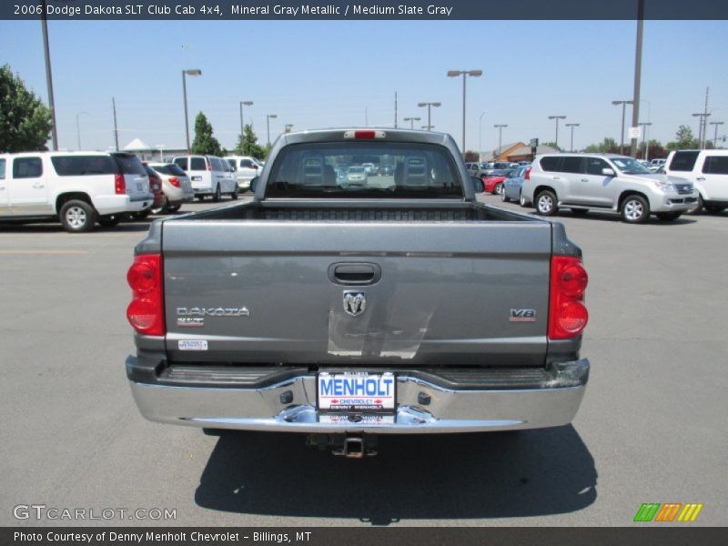 Mineral Gray Metallic / Medium Slate Gray 2006 Dodge Dakota SLT Club Cab 4x4