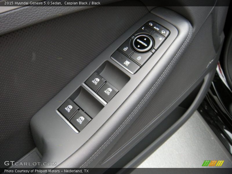 Controls of 2015 Genesis 5.0 Sedan