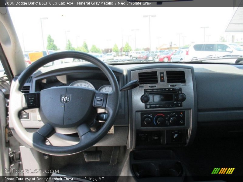 Mineral Gray Metallic / Medium Slate Gray 2006 Dodge Dakota SLT Club Cab 4x4