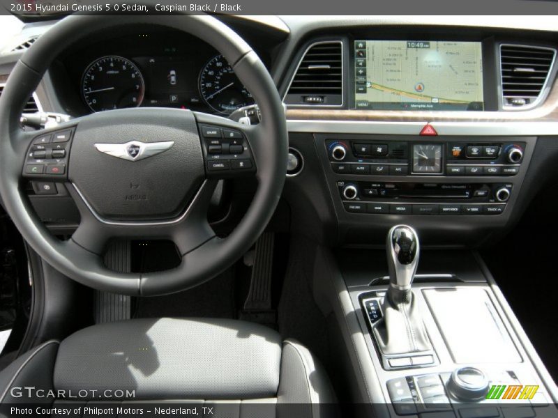 Dashboard of 2015 Genesis 5.0 Sedan
