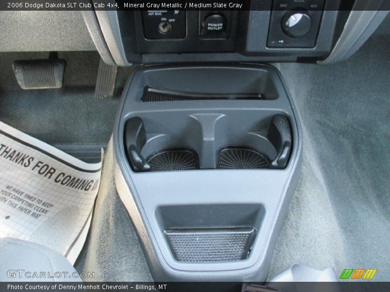 Mineral Gray Metallic / Medium Slate Gray 2006 Dodge Dakota SLT Club Cab 4x4