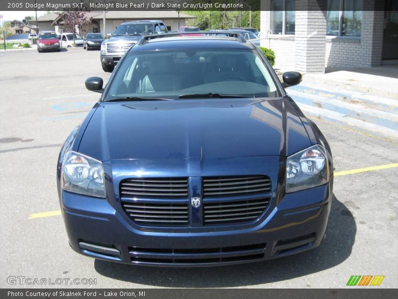 Midnight Blue Pearl / Dark Slate Gray/Light Graystone 2005 Dodge Magnum SXT