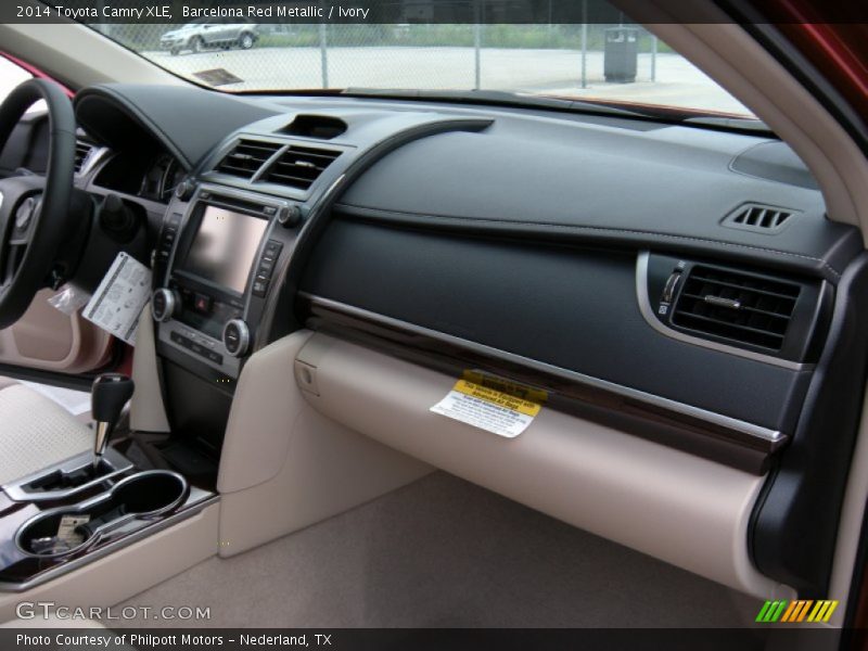 Dashboard of 2014 Camry XLE