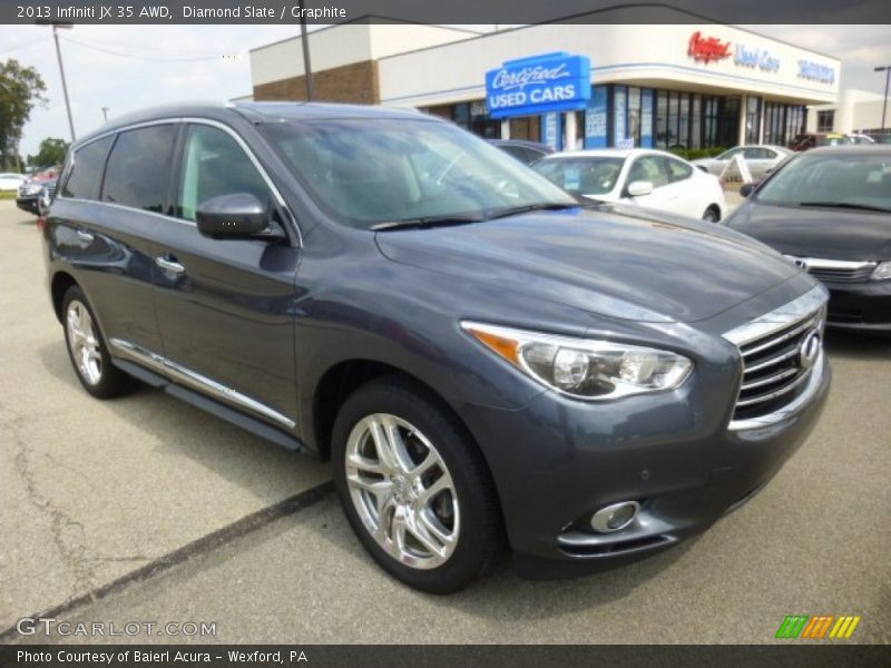 Diamond Slate / Graphite 2013 Infiniti JX 35 AWD