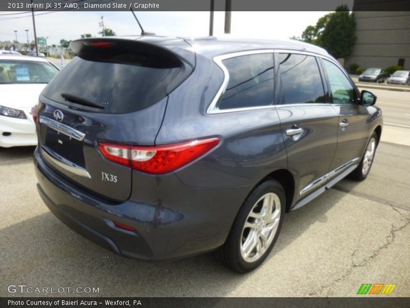 Diamond Slate / Graphite 2013 Infiniti JX 35 AWD