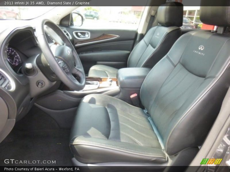 Diamond Slate / Graphite 2013 Infiniti JX 35 AWD