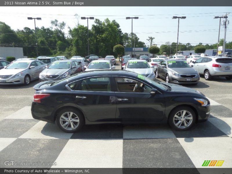 Storm Blue / Beige 2013 Nissan Altima 2.5 SV