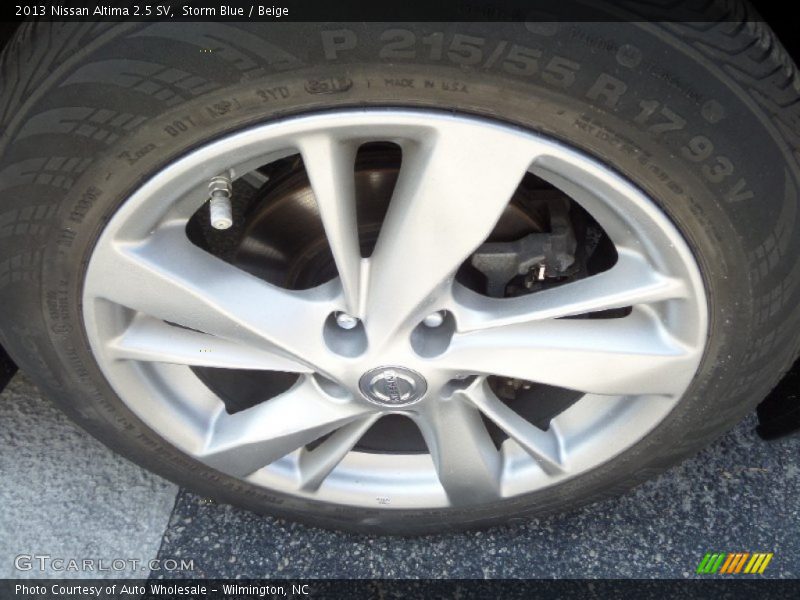 Storm Blue / Beige 2013 Nissan Altima 2.5 SV