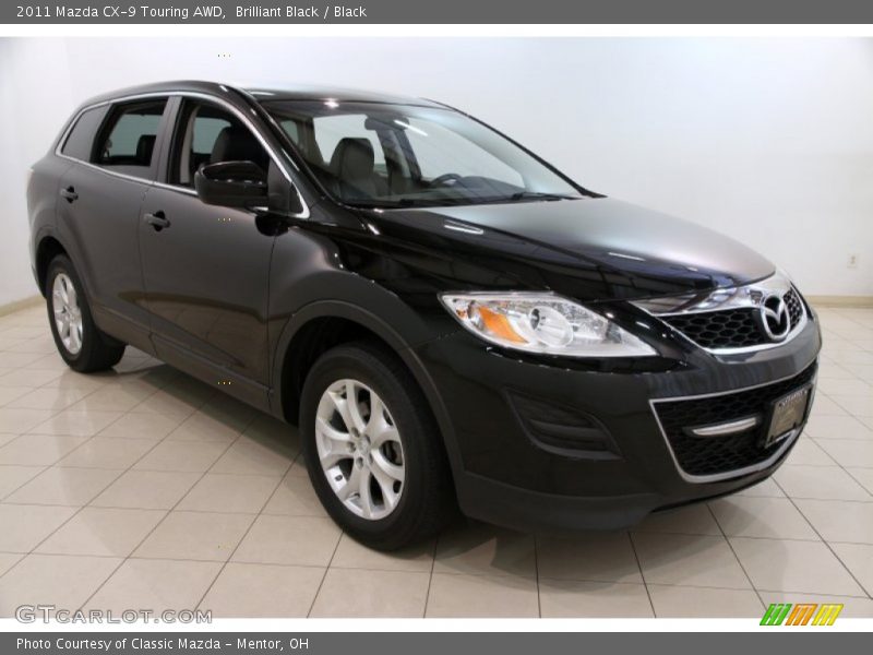 Brilliant Black / Black 2011 Mazda CX-9 Touring AWD