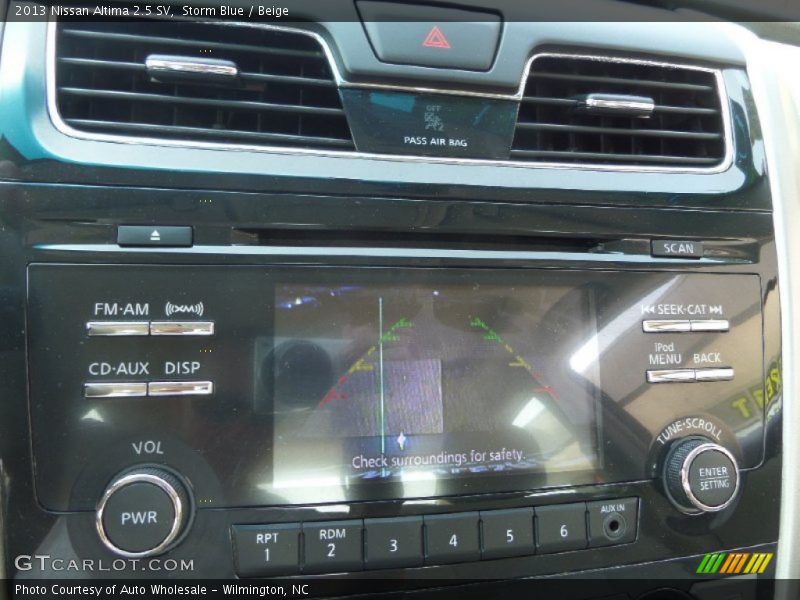 Storm Blue / Beige 2013 Nissan Altima 2.5 SV