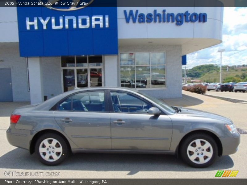 Willow Gray / Gray 2009 Hyundai Sonata GLS