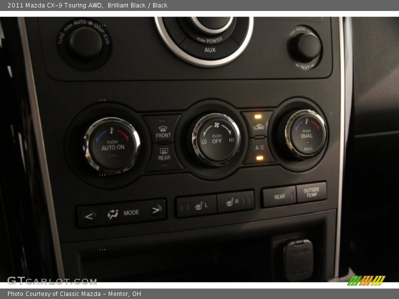 Brilliant Black / Black 2011 Mazda CX-9 Touring AWD