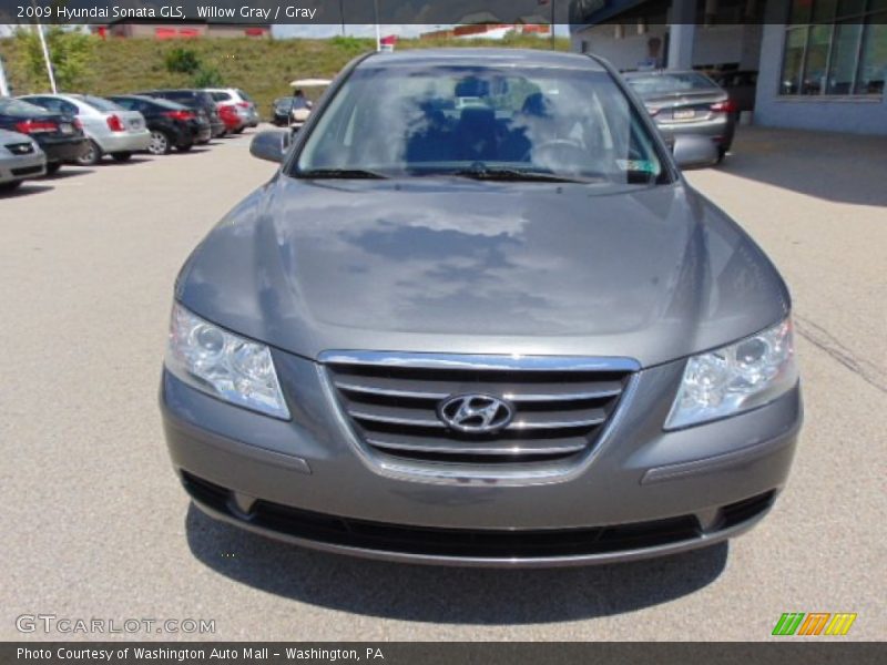 Willow Gray / Gray 2009 Hyundai Sonata GLS