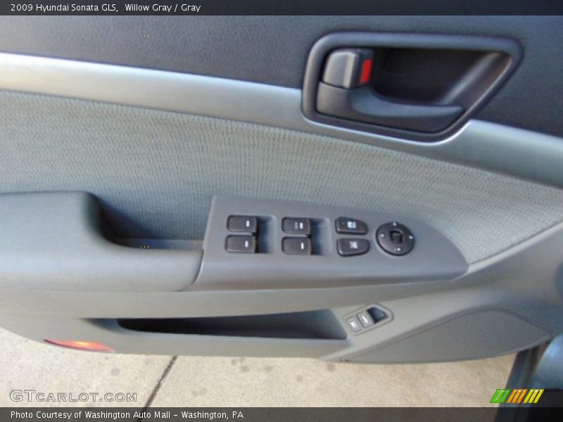 Willow Gray / Gray 2009 Hyundai Sonata GLS