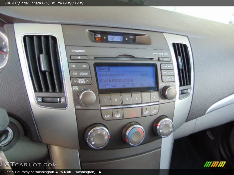 Willow Gray / Gray 2009 Hyundai Sonata GLS