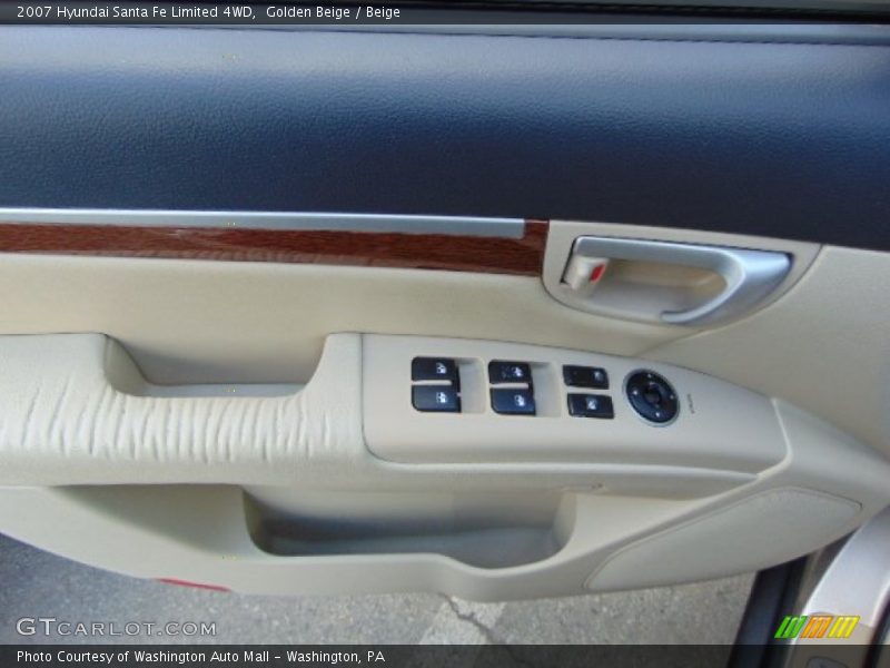 Golden Beige / Beige 2007 Hyundai Santa Fe Limited 4WD
