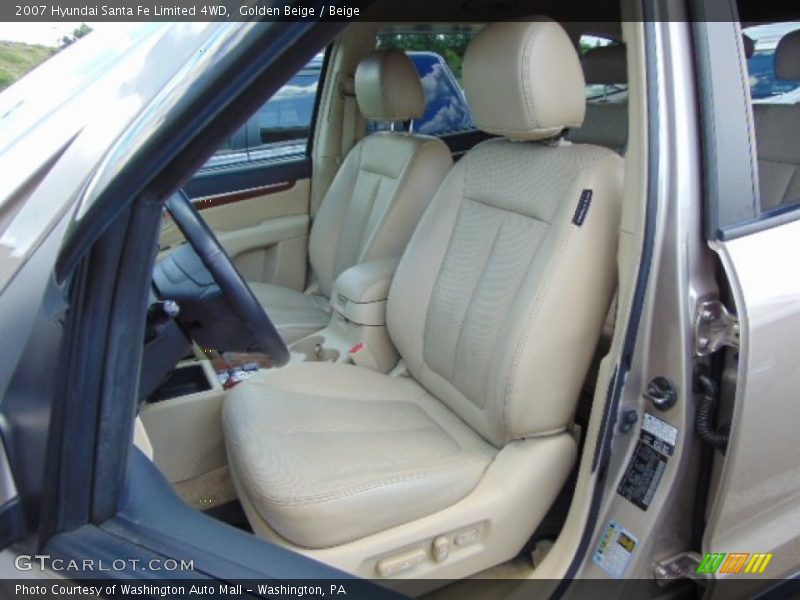 Golden Beige / Beige 2007 Hyundai Santa Fe Limited 4WD