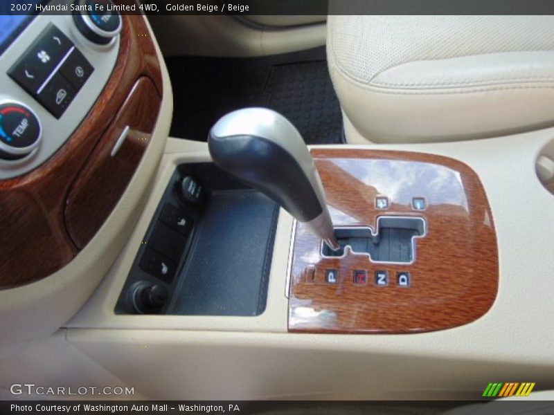 Golden Beige / Beige 2007 Hyundai Santa Fe Limited 4WD