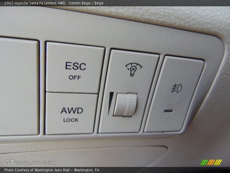 Golden Beige / Beige 2007 Hyundai Santa Fe Limited 4WD