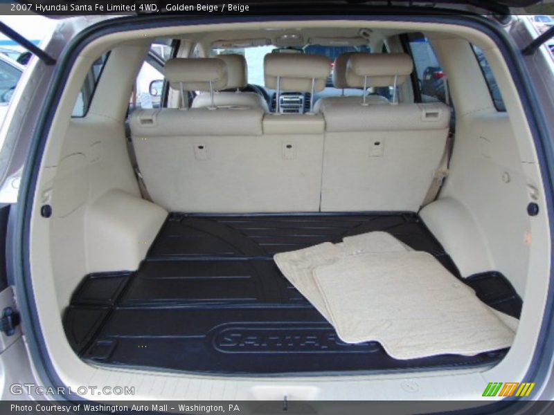 Golden Beige / Beige 2007 Hyundai Santa Fe Limited 4WD