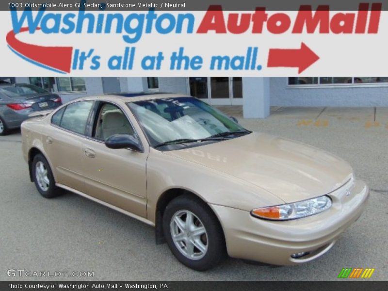 Sandstone Metallic / Neutral 2003 Oldsmobile Alero GL Sedan