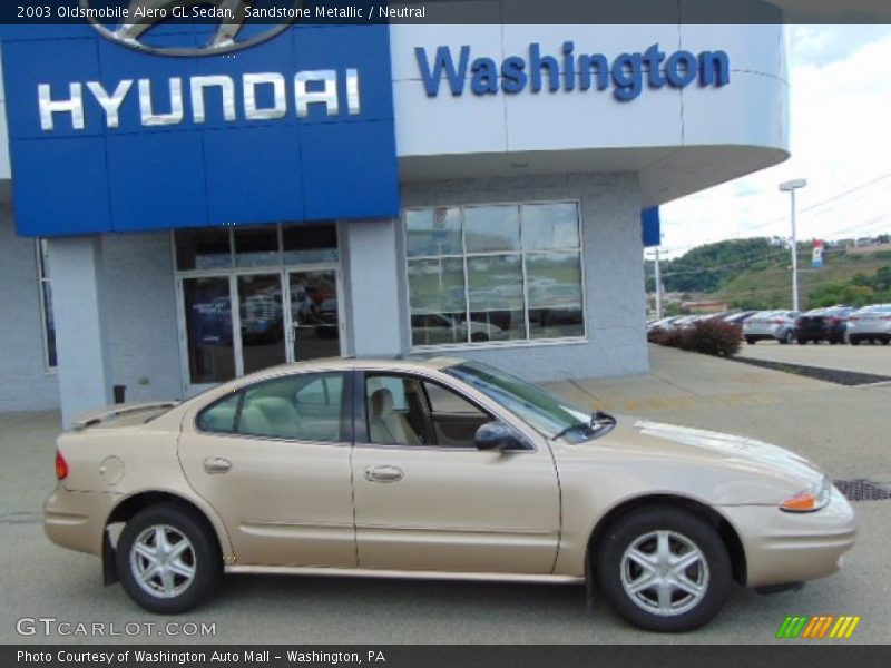 Sandstone Metallic / Neutral 2003 Oldsmobile Alero GL Sedan