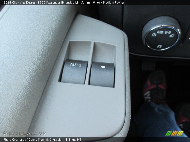 Summit White / Medium Pewter 2014 Chevrolet Express 3500 Passenger Extended LT