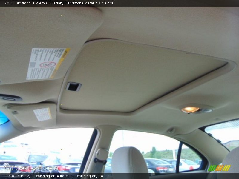 Sandstone Metallic / Neutral 2003 Oldsmobile Alero GL Sedan