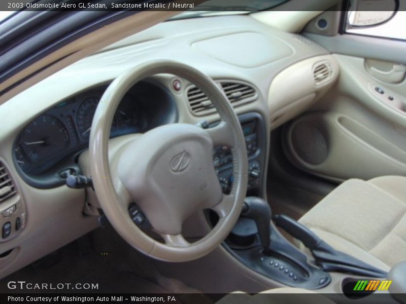 Sandstone Metallic / Neutral 2003 Oldsmobile Alero GL Sedan