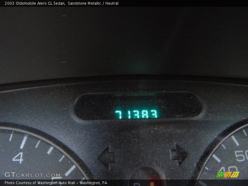 Sandstone Metallic / Neutral 2003 Oldsmobile Alero GL Sedan