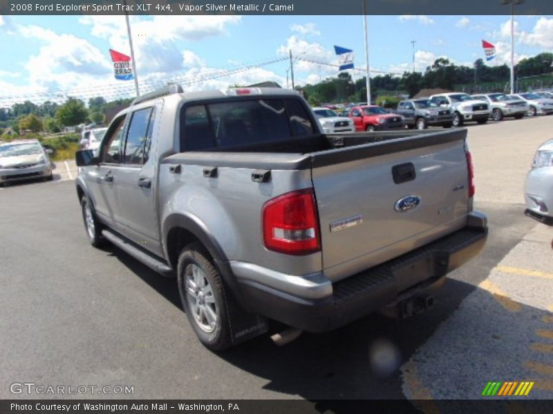 Vapor Silver Metallic / Camel 2008 Ford Explorer Sport Trac XLT 4x4